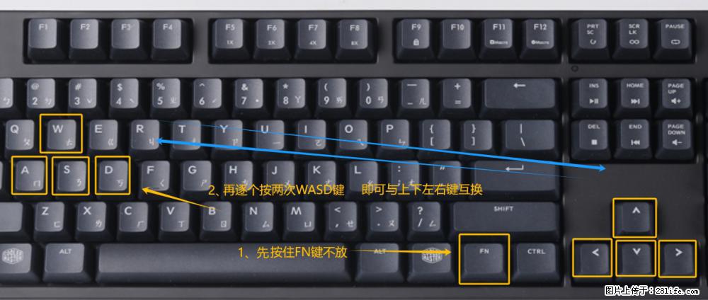键盘，怎样把wasd键与上下左右方向键互换？ - 生活百科 - 白城生活社区 - 白城28生活网 bc.28life.net